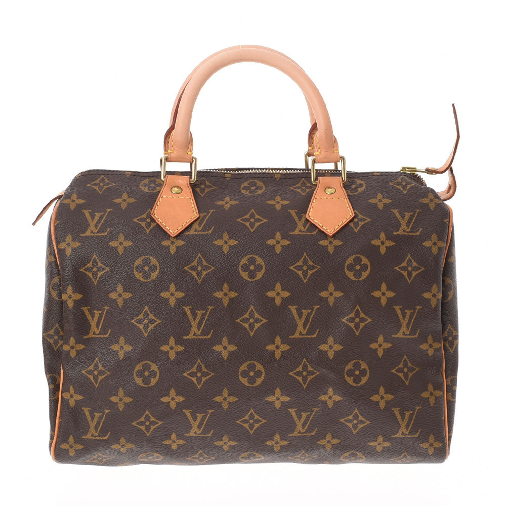 【お歳暮】LOUIS VUITTON ルイヴィトン モノグラム スピーディ30　 ブラウン M41526 ユニセックス モノグラムキャンバス ハンドバッグ ABランク 中古 _画像1