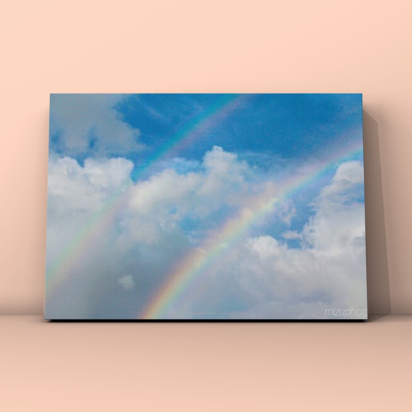 Two rainbows【写真サイズやパネル加工・フレーム付きが選べる】