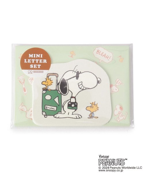 ◆SNOOPY ダイカットミニレターセット AMERICAN TASTE 10