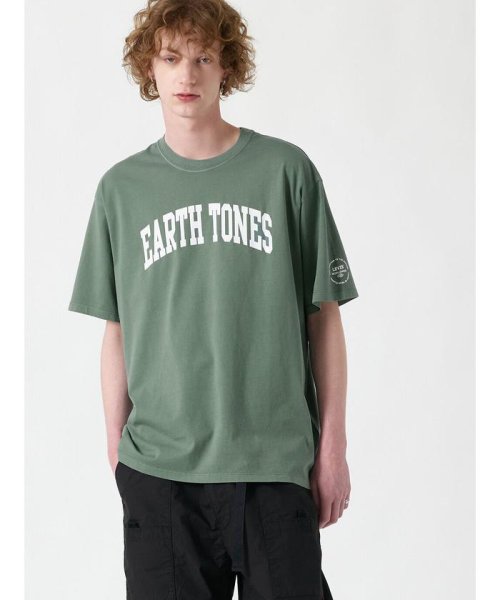 ヴィンテージ グラフィック Tシャツ グリーン EARTH TONES