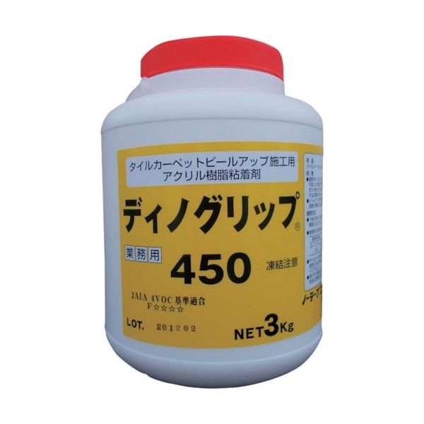 ノーテープ工業 ノーテープ ディノグリップ450（3kg） 85500450 1セット（6缶） 337-9535（直送品）