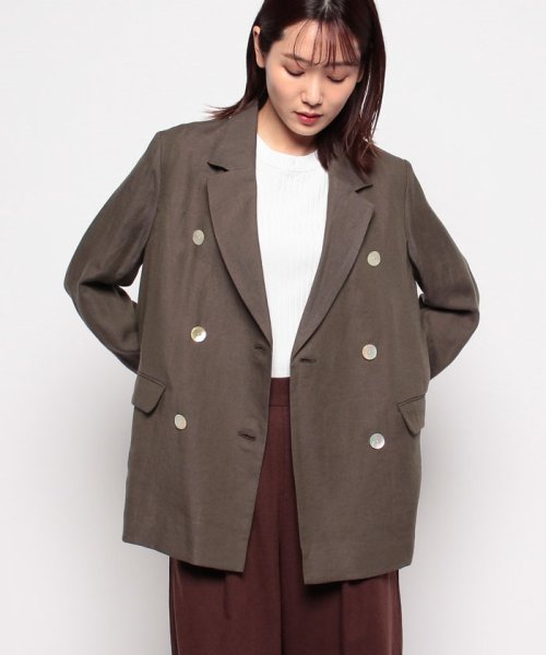 linen double jacket