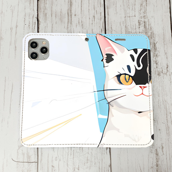 iphoneケース1-3-36 iphone 手帳 ねこ・猫・ネコ 箱2 かわいい アイフォン iface