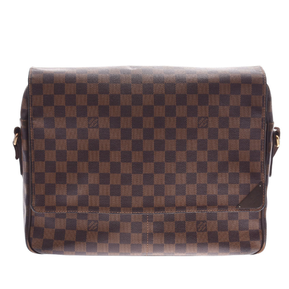 LOUIS VUITTON ルイヴィトン ダミエ シェルトンGM ブラウン N41148 ユニセックス ダミエキャンバス ショルダーバッグ Bランク 中古 