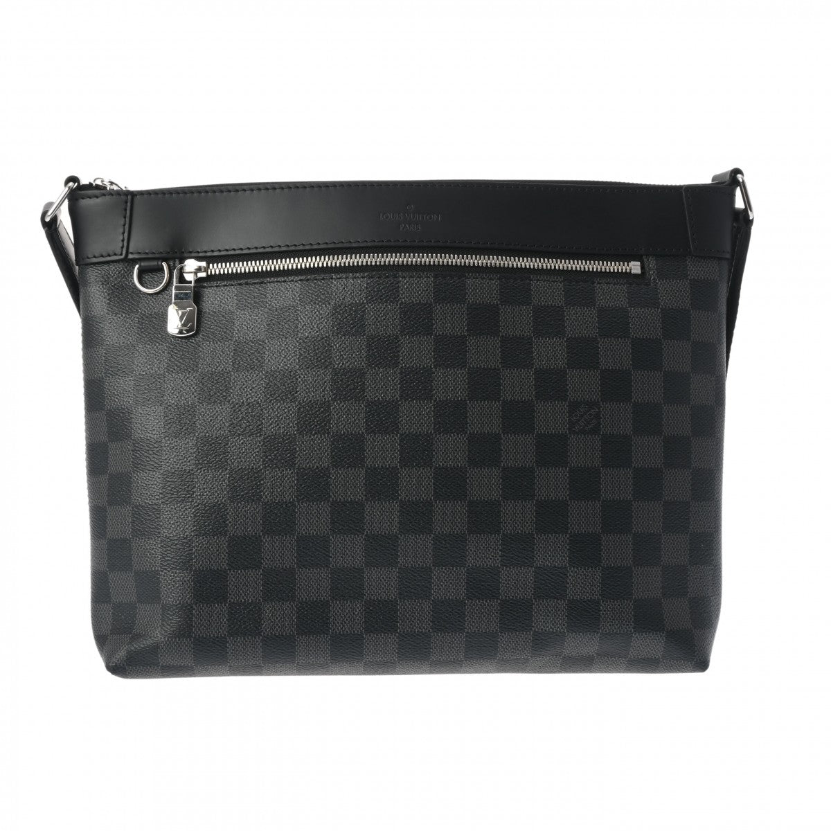 LOUIS VUITTON ルイヴィトン ダミエグラフィット ミック PM NM 黒/グレー N40003 メンズ ダミエグラフィットキャンバス ショルダーバッグ Aランク 中古 