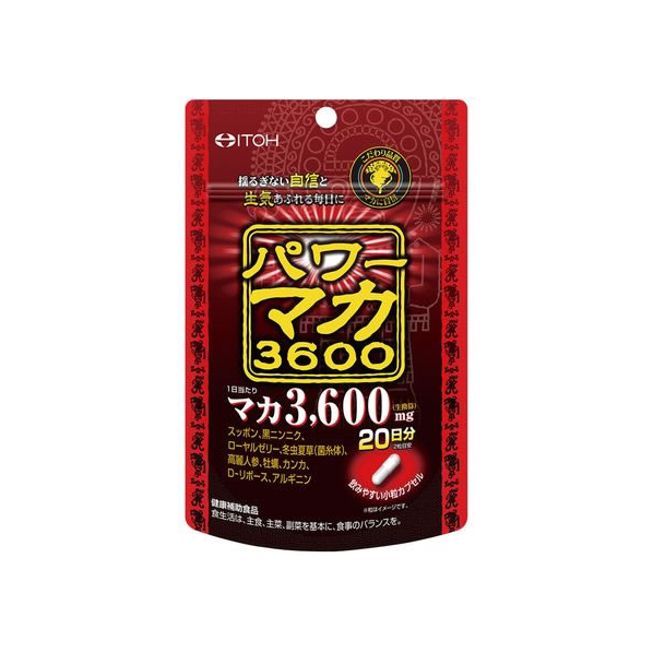 井藤漢方製薬 パワーマカ3600 20日 40粒 FC960MS