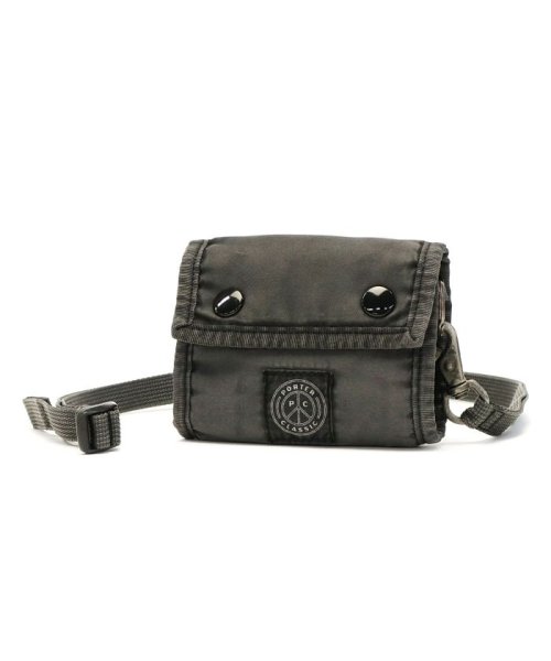 【当店限定モデル】ポータークラシック 財布 Porter Classic SUPER NYLON TRIFOLD WALLET W/NECK STRAP PC－