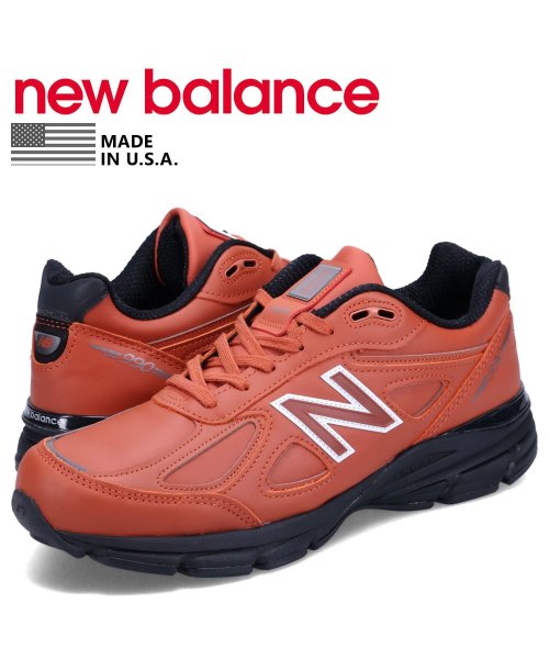 ニューバランス new balance 990 スニーカー メンズ Dワイズ MADE IN USA ブラウン U990RB4