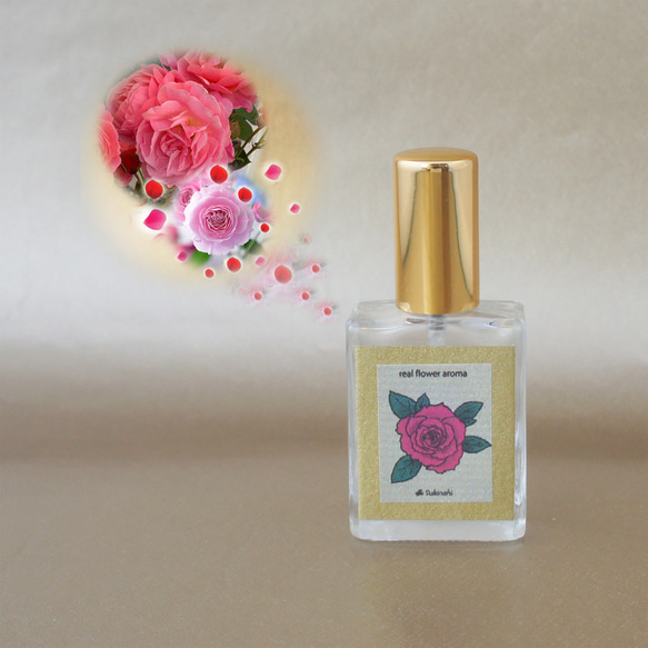 リアル和薔薇ノ香15ml　real flower aroma　生花のアロマ　レディ―ス香水