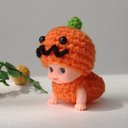 ハイハイパンプキンちゃん❁ハロウィン　Kewpie　doll