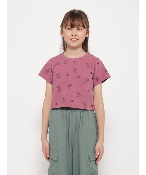 「Berry Bear」シリーズ クロップトTシャツ GIRLS