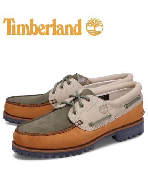 ティンバーランド Timberland デッキシューズ オーセンティック スリーアイ メンズ AUTHENTICS 3EYE カーキ A5P5M