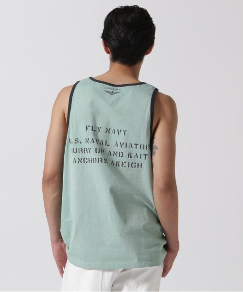 DISCHARGE  NAVAL TANK TOP / ディスチャージ ネイバル タンクトップ / AVIREX /アヴィレックス