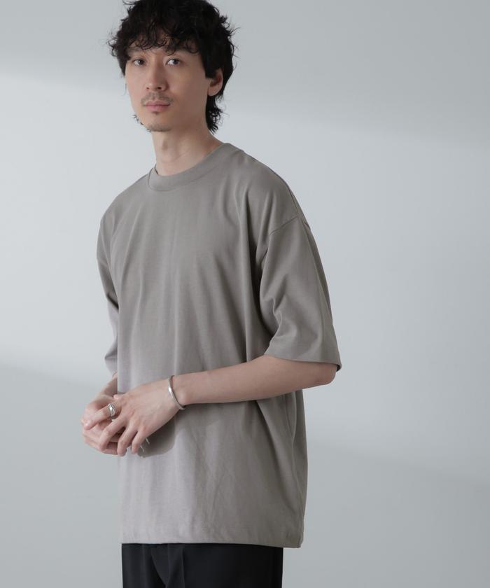 ナノ・ユニバース/NORMANBROS別注 ドローコードBIGTシャツ 半袖