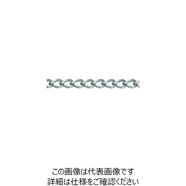 水本機械製作所 水本 SUS304 ステンレスマンテルチェーン 1.6-M 23.1～24m 304-1.6-M-24C 159-8321（直送品）