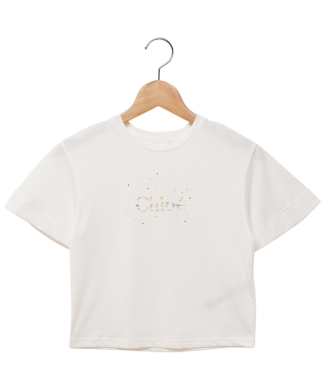 クロエ/クロエ 子供服 Tシャツ カットソー ホワイト ガールズ CHLOE C20111 117