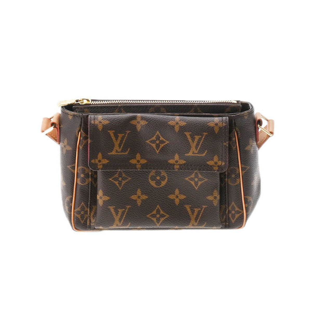 【コストコ お買い得】LOUIS VUITTON ルイヴィトン モノグラム ヴィバシテ PM ブラウン M51165 レディース モノグラムキャンバス ショルダーバッグ Aランク 中古 _画像1