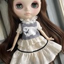 2476 ブライス さんのお洋服　Blythe ブライス アウトフィット 洋服 りかちゃん　22センチドール　クラシカル