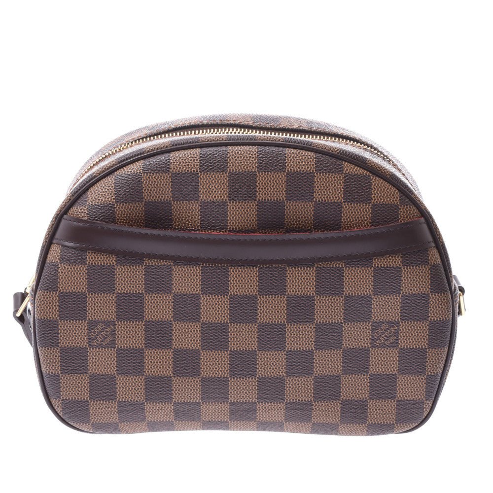 LOUIS VUITTON ルイヴィトン ダミエ ブロワ SPオーダー ブラウン N48095 レディース ダミエキャンバス ショルダーバッグ Aランク 中古 