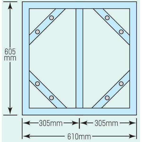 トーアン スライドアングル2S 2連用 ステンレス製 15-234 1枚（直送品）