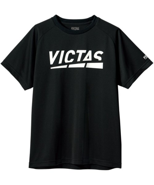 VICTAS ヴィクタス 卓球 プレイ ロゴ ティー PLAY LOGO TEE プラクティスシャツ Tシャ