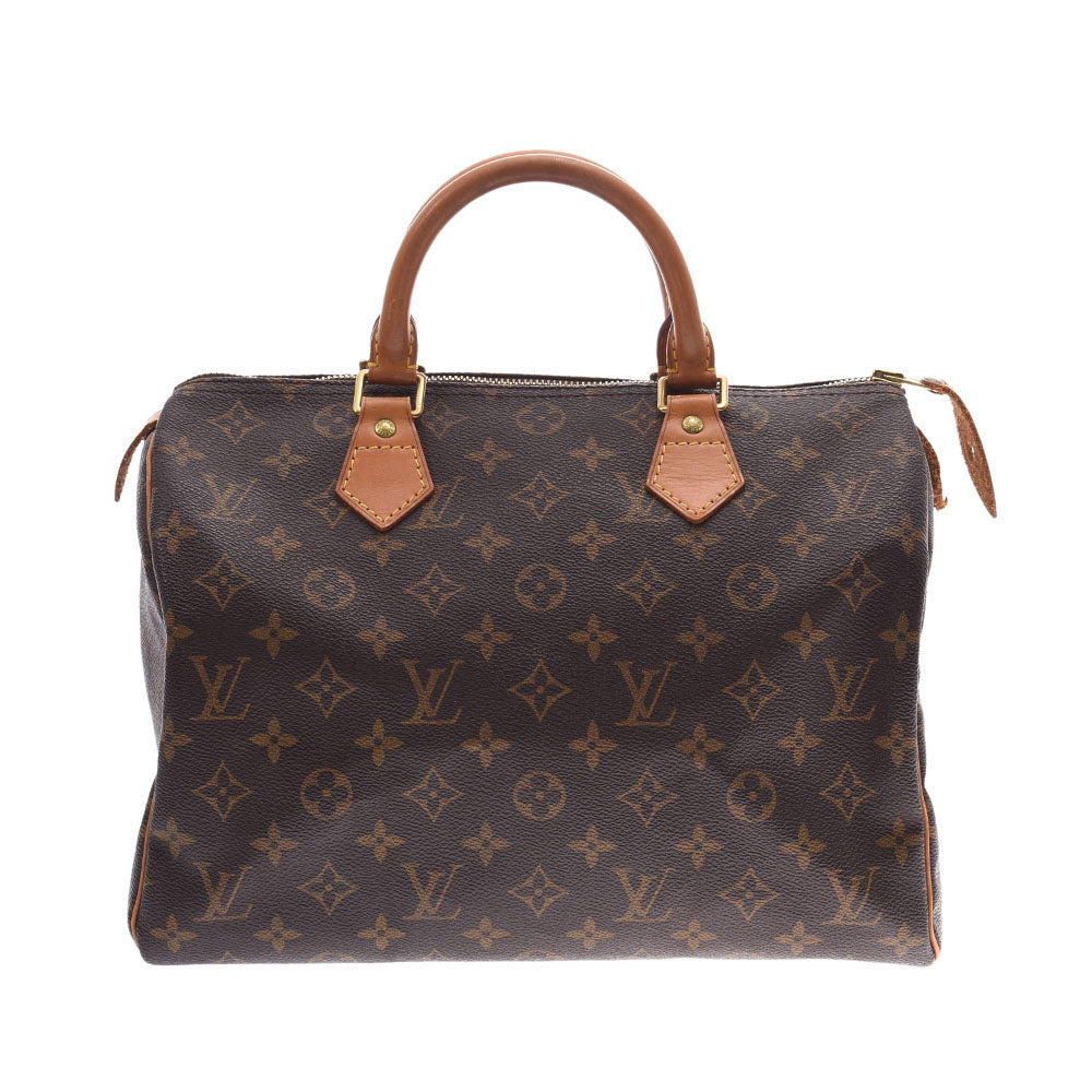 LOUIS VUITTON ルイヴィトン モノグラム スピーディ30 ブラウン M41526 レディース モノグラムキャンバス ハンドバッグ Bランク 中古 