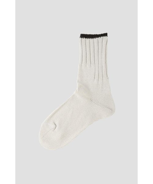 COTTON LINEN TIPPED SOCKS