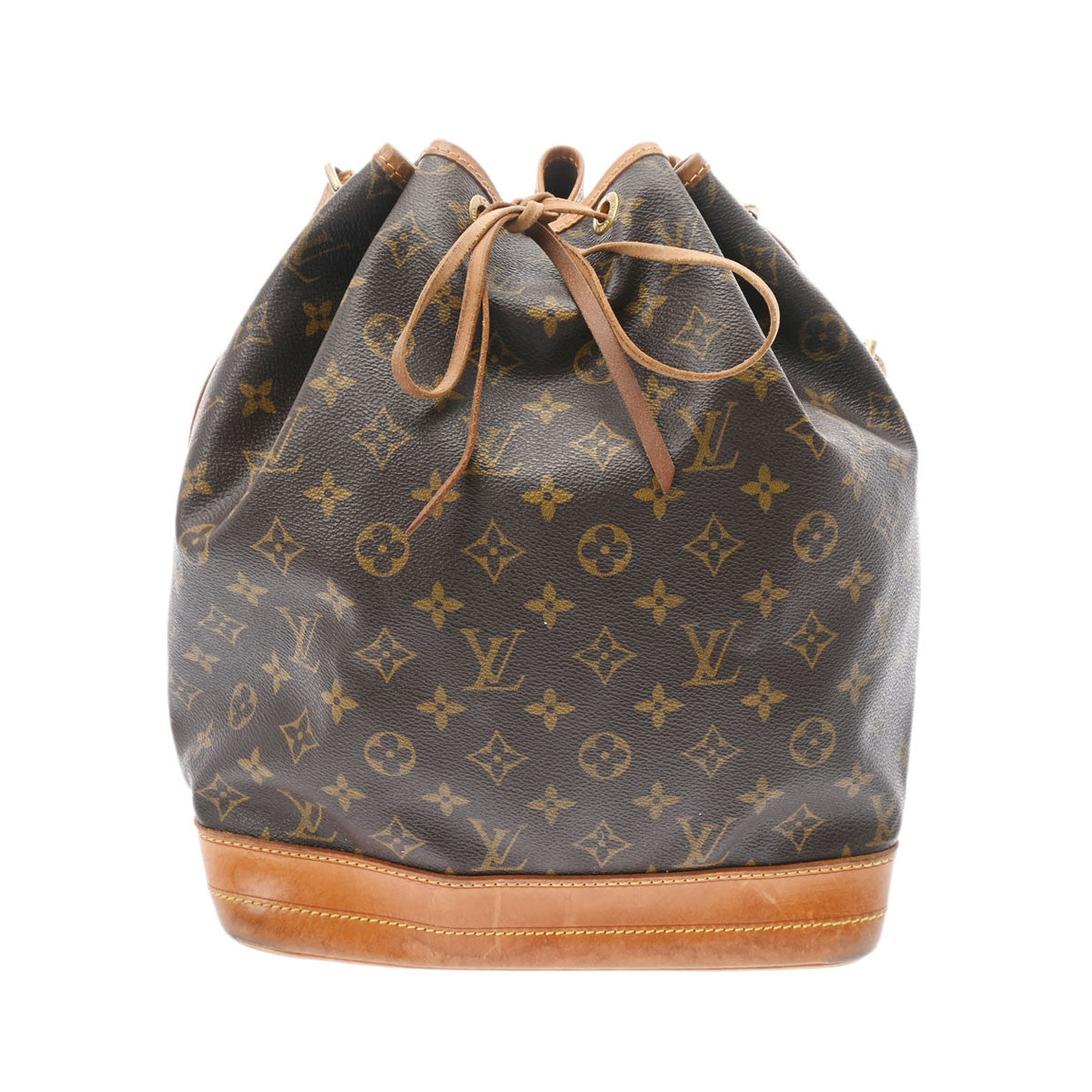 LOUIS VUITTON ルイヴィトン モノグラム ノエ ブラウン M42224 レディース モノグラムキャンバス ショルダーバッグ Bランク 中古 