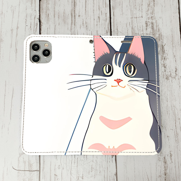 iphoneケース3-4-22 iphone 手帳 ねこ・猫・ネコ 箱2 かわいい アイフォン iface