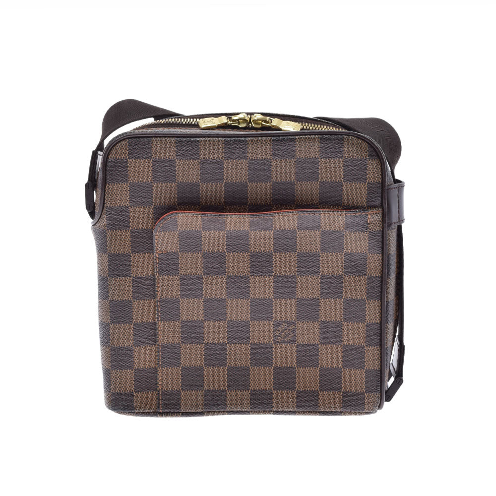 LOUIS VUITTON ルイヴィトン ダミエ オラフPM ブラウン N41442 ユニセックス ダミエキャンバス ショルダーバッグ ABランク 中古 