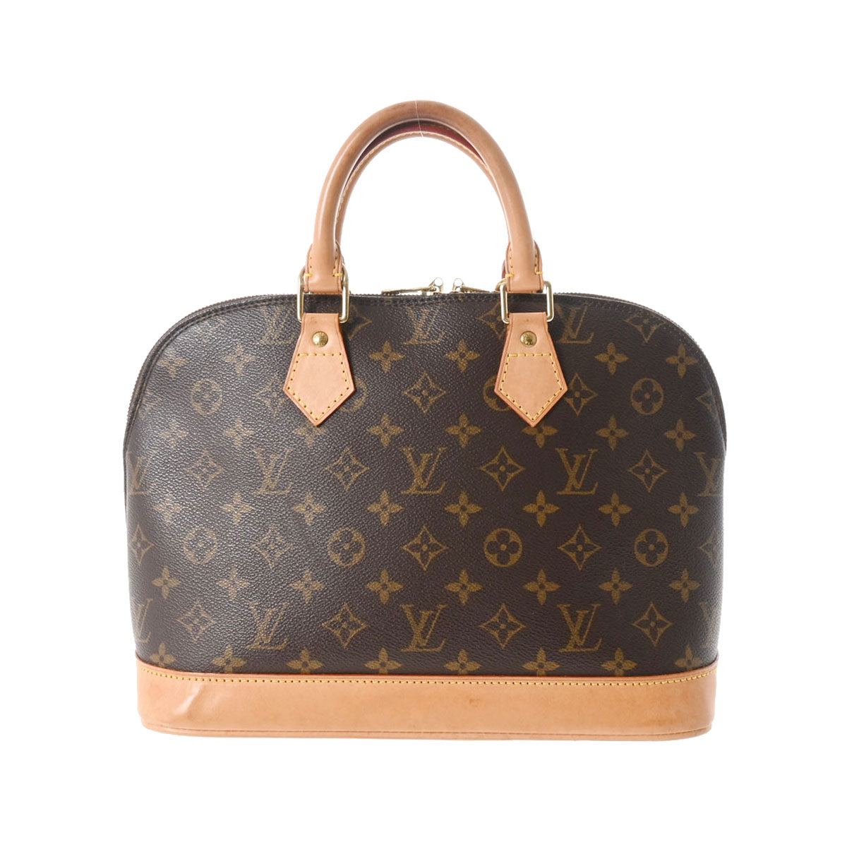 LOUIS VUITTON ルイヴィトン モノグラム アルマ ブラウン M51130 レディース モノグラムキャンバス ハンドバッグ ABランク 中古 