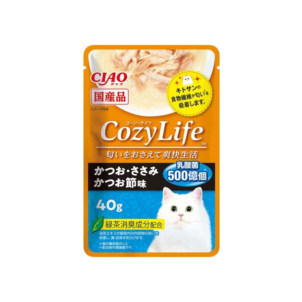 いなば チャオCozyライフP 鰹笹身鰹節40g FCU2996