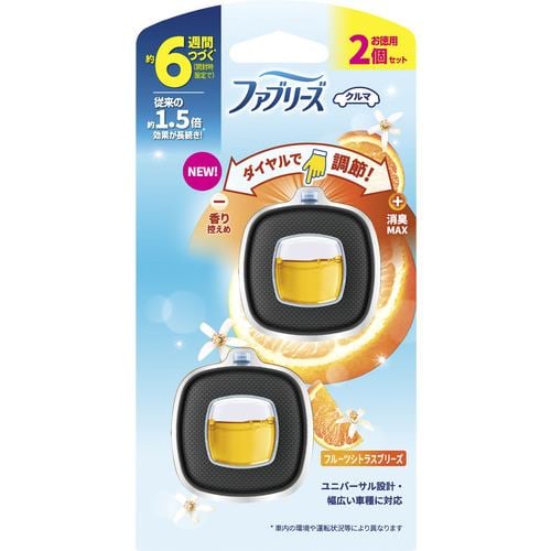 P&Gジャパン ファブリーズ イージークリップ フルーツシトラスブリーズ ２．４ＭＬ ２個パック