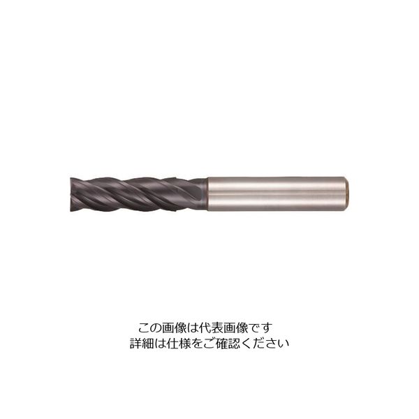 グーリング 4枚刃エンドミル セミロングFIREコート 12mm 3839 12.000 181-4096（直送品）