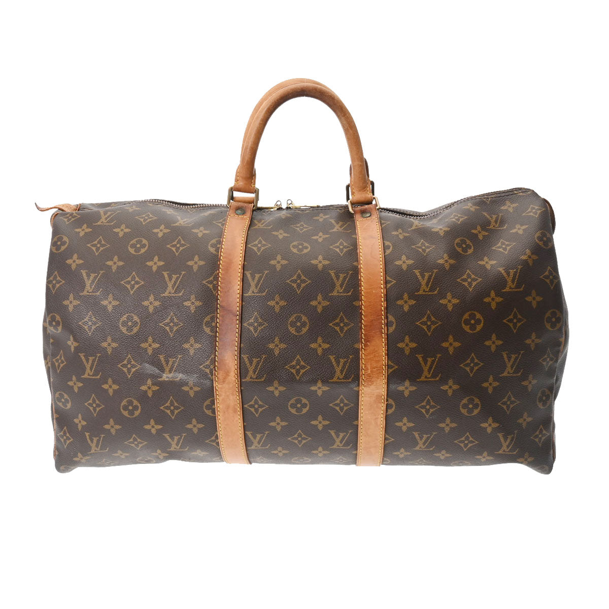 LOUIS VUITTON ルイヴィトン モノグラム キーポル 50 ブラウン M41426 ユニセックス モノグラムキャンバス ボストンバッグ Bランク 中古 