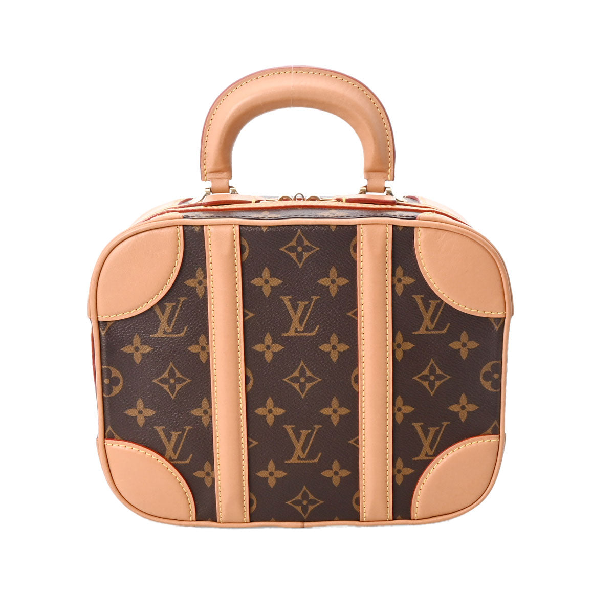 LOUIS VUITTON ルイヴィトン モノグラム ヴァリゼット ブラウン M44581 レディース モノグラムキャンバス ハンドバッグ Bランク 中古 