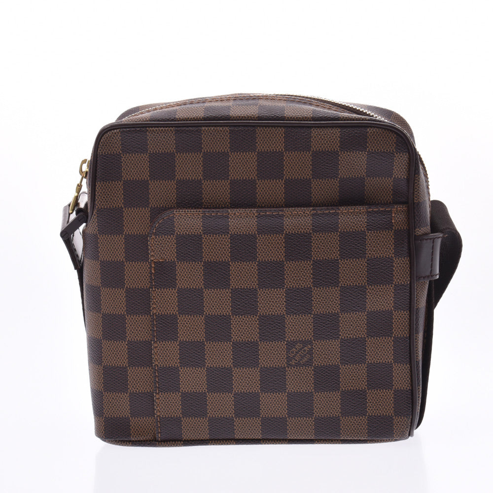 LOUIS VUITTON ルイヴィトン ダミエ オラフPM ブラウン N41442 ユニセックス ダミエキャンバス ショルダーバッグ ABランク 中古 