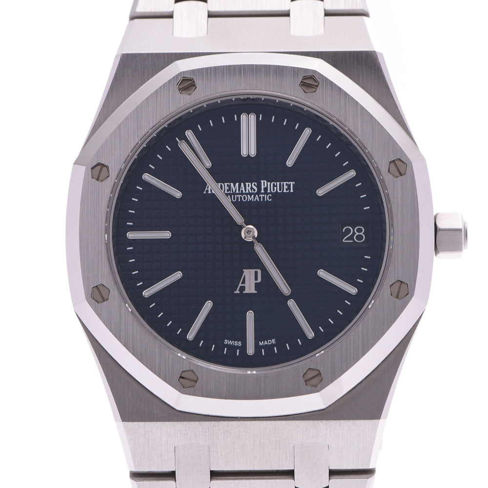 AUDEMARS PIGUET オーデマピゲ ロイヤルオーク 40周年限定 15202ST.OO.1240ST.01 メンズ SS 腕時計 自動巻き ネイビー文字盤 Aランク 中古 