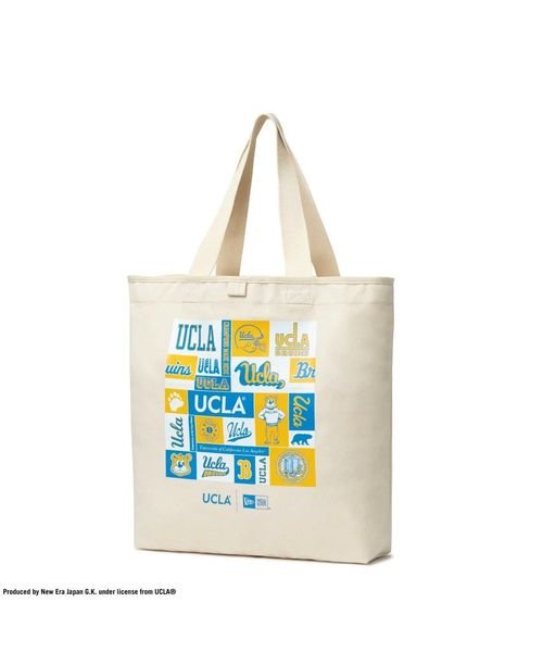 CANVAS TOTE UCLA MIX LOGO OFFWHI