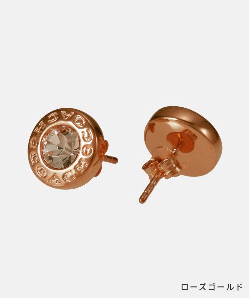 コーチ COACH F54516 ピアス Open Circle Stone Stud Earring レディース アクセサリー オープンサークル ジュエリー