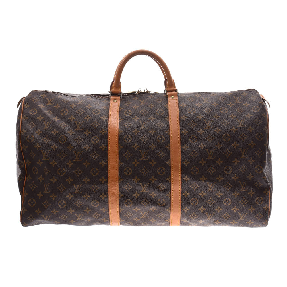 LOUIS VUITTON ルイヴィトン モノグラム キーポル60 ブラウン M41422 ユニセックス モノグラムキャンバス ボストンバッグ Bランク 中古 