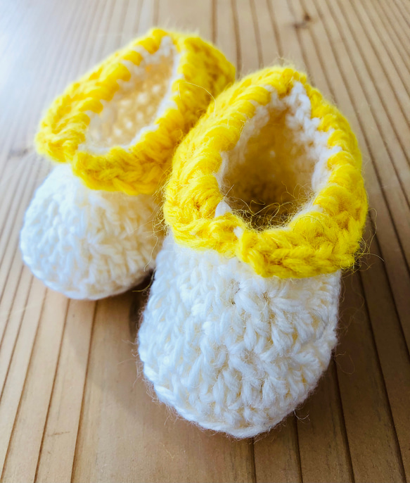 ベビー　ソックス　シューズ(バナナ2)               Baby Socks Shoes (Banana2)