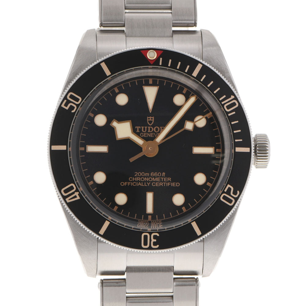 TUDOR チュードル ヘリテージ ブラックベイ フィフティエイト 79030N メンズ SS 腕時計 自動巻き 黒文字盤 Aランク 中古 