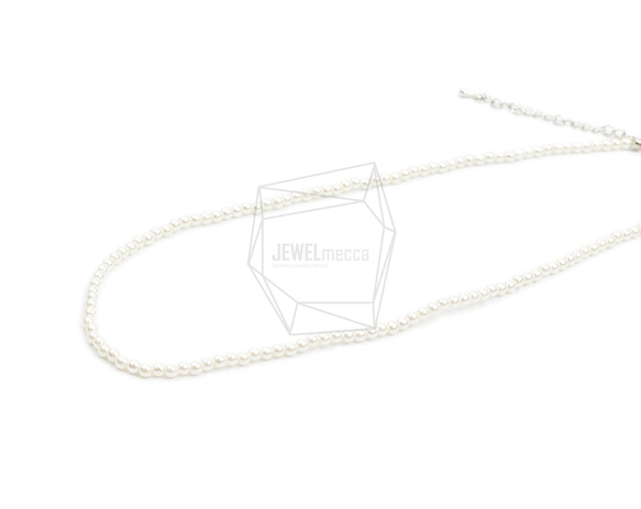 CHN-059-R【1個入り】イミテーションパールネックレス,Imitation Pearl necklace