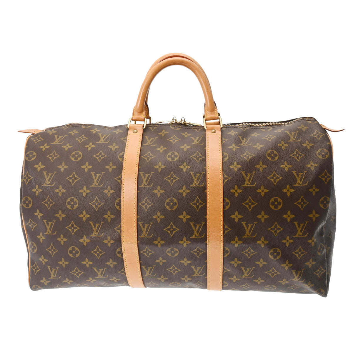 LOUIS VUITTON ルイヴィトン モノグラム キーポル 50 ブラウン M41426 ユニセックス モノグラムキャンバス ボストンバッグ Bランク 中古 