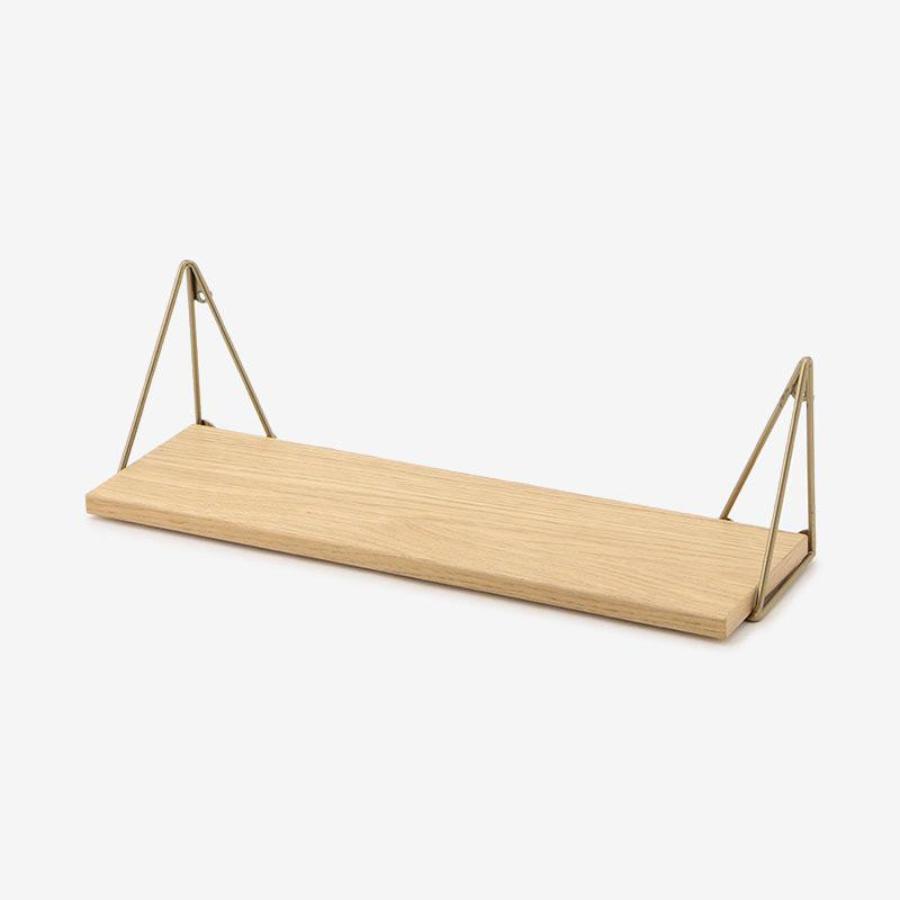 maze | PYTHAGORAS SHELF XS OAK/BRASS