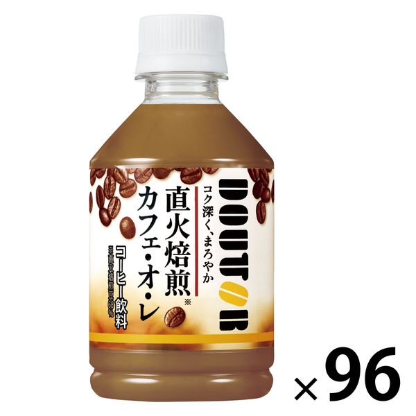 アサヒ飲料 ドトール カフェ・オ・レ 280ml 1セット（96本）