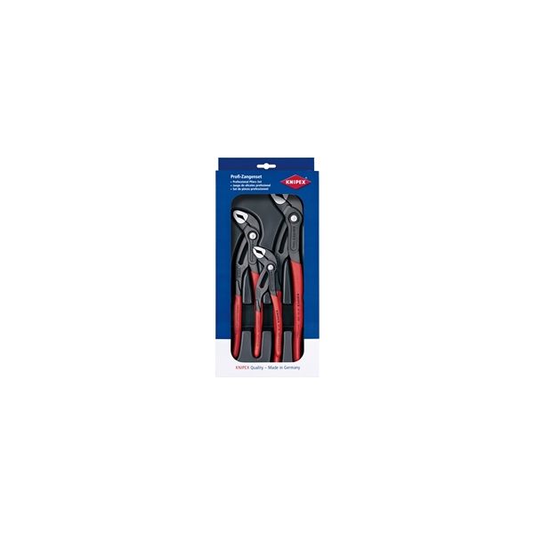 KNIPEX コブラ3本セット 180/250/300 002009V02 1組（直送品）