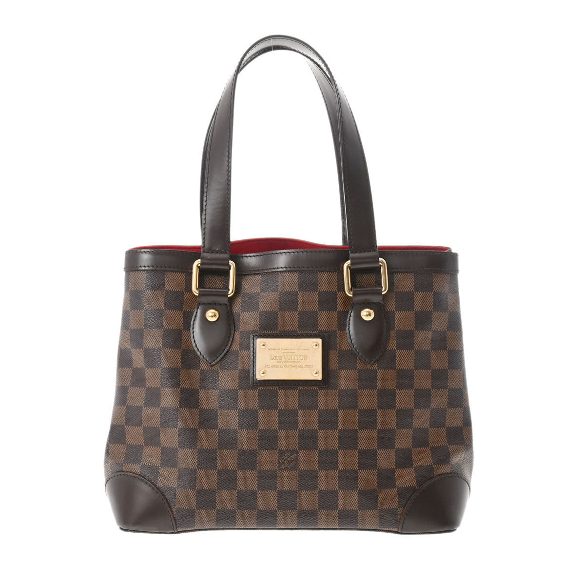 LOUIS VUITTON ルイヴィトン ダミエ ハムステッド PM ブラウン N51205 レディース ダミエキャンバス ハンドバッグ ABランク 中古 