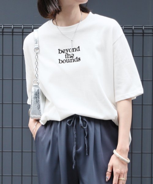 ロゴ刺?半袖Tシャツ(R24130－k)